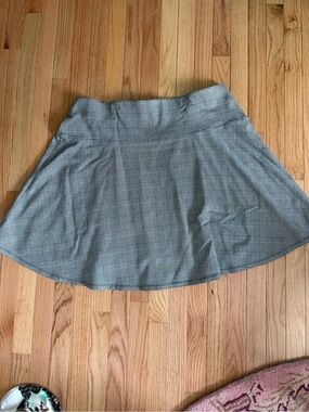 torrid Gray Plaid Mini Skirt